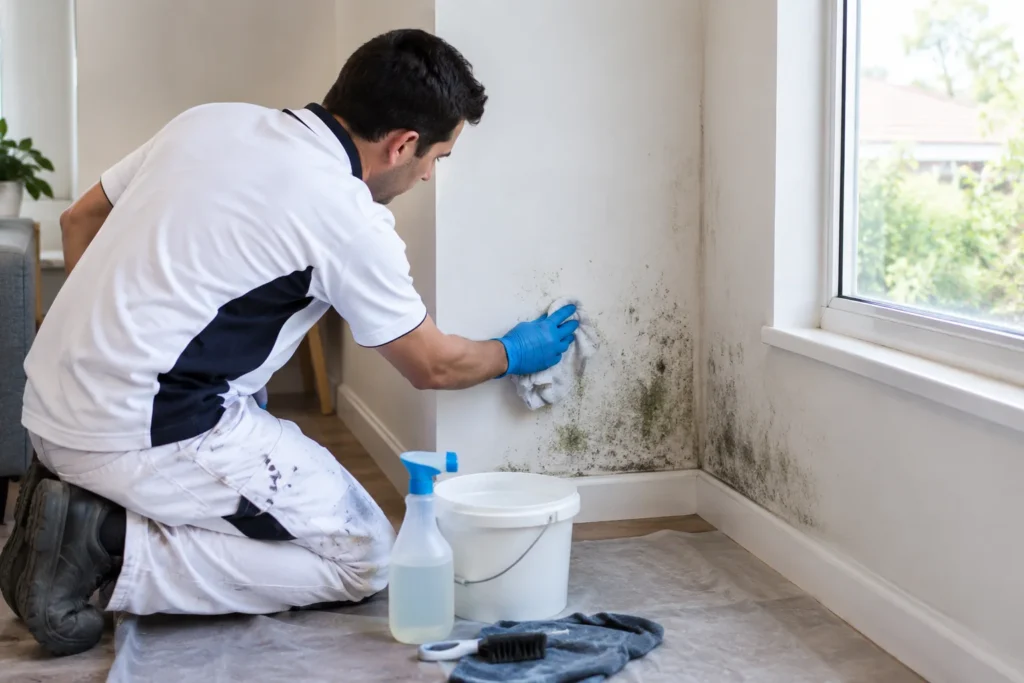 treating mould on walls before painting